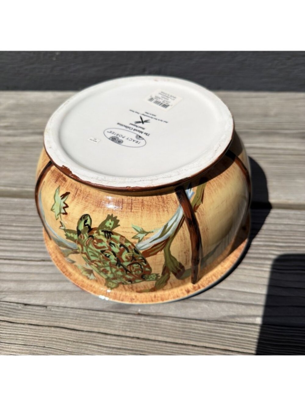 Tracy Porter The Marsh Collection Covered Tureen Turtles Dragonfly ~9" Dia. - Picture 16 of 16